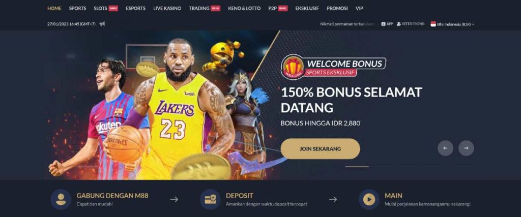 M88 bonus asuransi permainan esports